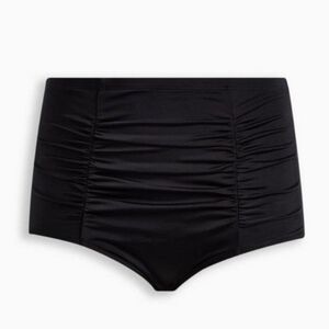 High Rise Ruched Swim Bottom
